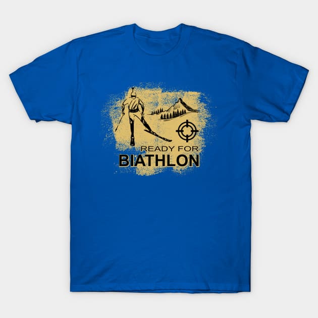 Biathlon Sport Sport Winter Sport T-Shirt by Hariolf´s Mega Store